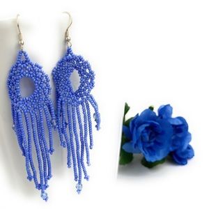Beaded Dangling Earrings